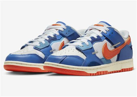 nike dunk low scrap knicks